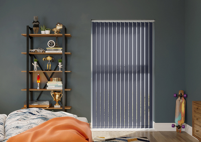 Roma, Night Blue - Vertical Blind - Image 3